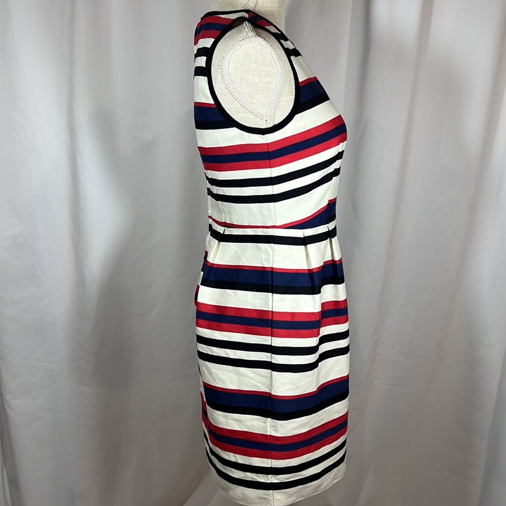 J Crew Women’s Sleeveless Striped Dress Size 2 - Picture 4 of 7